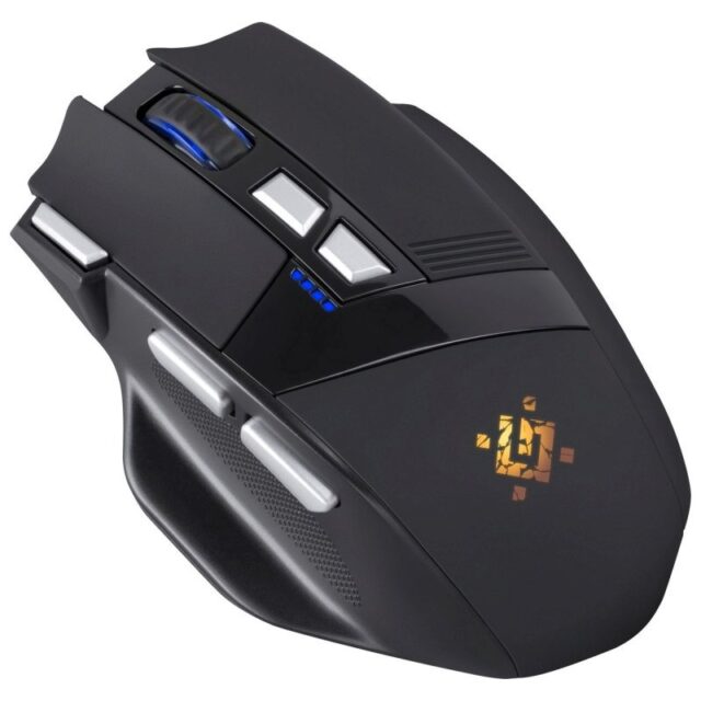 MOUSE DEFENDER GM-885 KNIGHT RF WIRELESS 3200dpi 8P BLACK - imagine 5