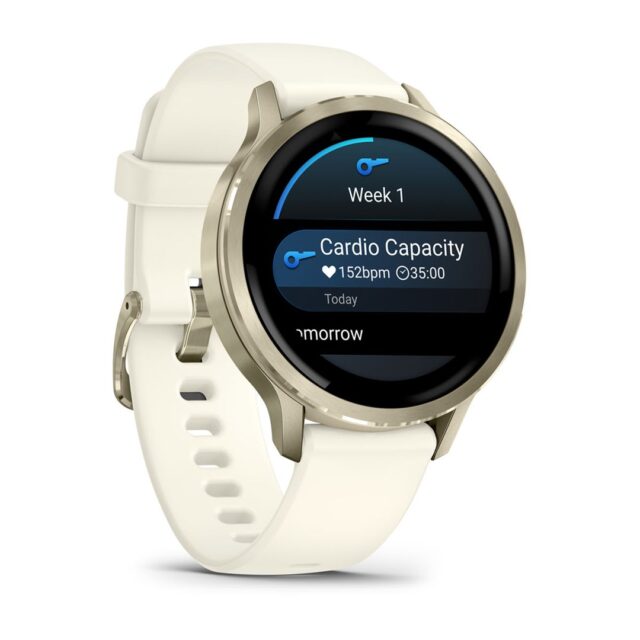 Garmin Venu 4 3.05 cm (1.2 ) AMOLED 41 mm Digital 390 x 390 pixels Touchscreen Gold Wi-Fi GPS (satellite) - imagine 3