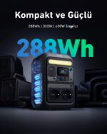 Anker SOLIX C300X portable power station 7 Lithium Iron Phosphate (LiFePO4) 90000 mAh - imagine 6