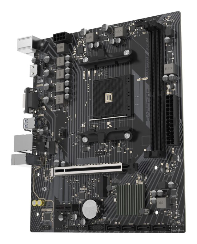 Sapphire A520M-E AMD A520 Socket AM4 micro ATX - imagine 3