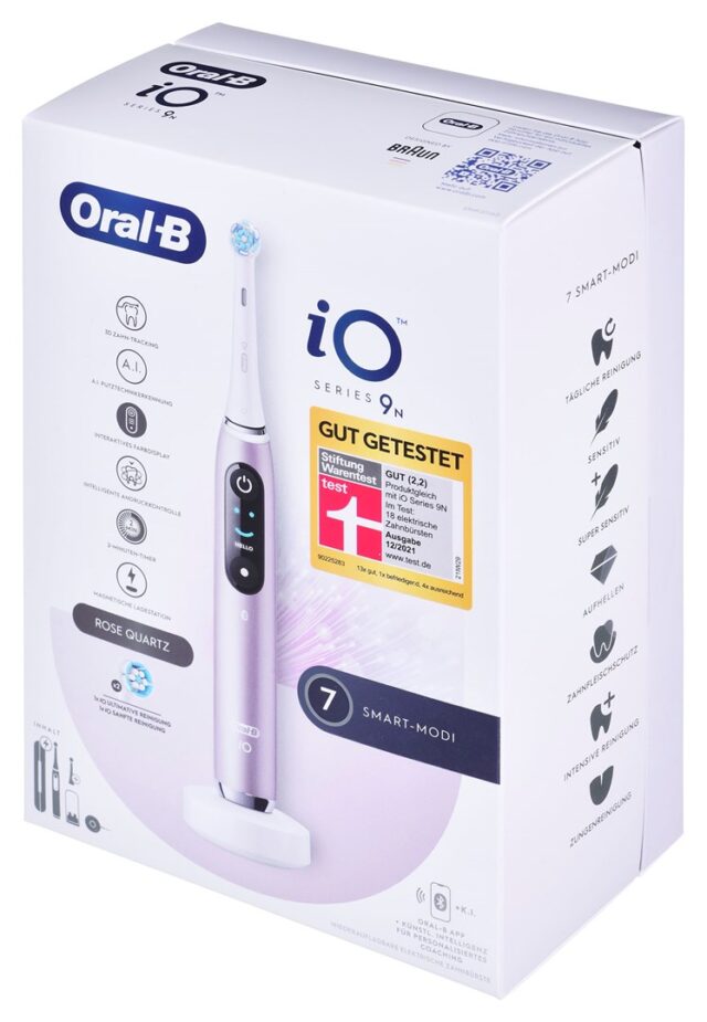 Oral-B iO Series 9n Adult Rotating-oscillating toothbrush Rose - imagine 14
