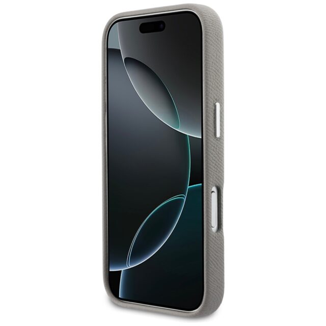 Case Karl Lagerfeld Karl & Choupette     Head Pins Saffiano MagSafe for iPhone 17 Pro grey - imagine 5