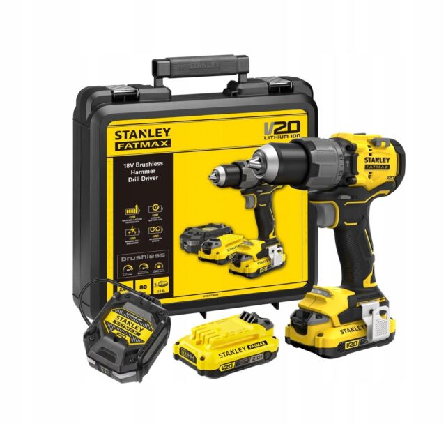 18V cordless drill/driver SFMCD725D2K STANLEY - imagine 6