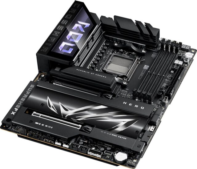 ASUS ROG CROSSHAIR X870E HERO AMD X870E Socket AM5 ATX - imagine 8