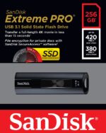 SanDisk Extreme Pro USB flash drive 256 GB USB Type-A 3.2 Gen 1 (3.1 Gen 1) Black - imagine 7