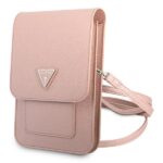 Guess Bag GUWBSATMPI pink Saffiano Triangle