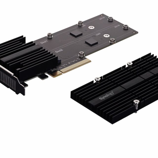 Synology M2D20 interface cards/adapter Internal PCIe - imagine 3