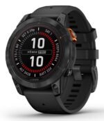 Garmin fenix 7 Pro Solar Edition 3.3 cm (1.3 ) MIP 47 mm Digital 260 x 260 pixels Touchscreen Black  Grey Wi-Fi GPS (satellite)