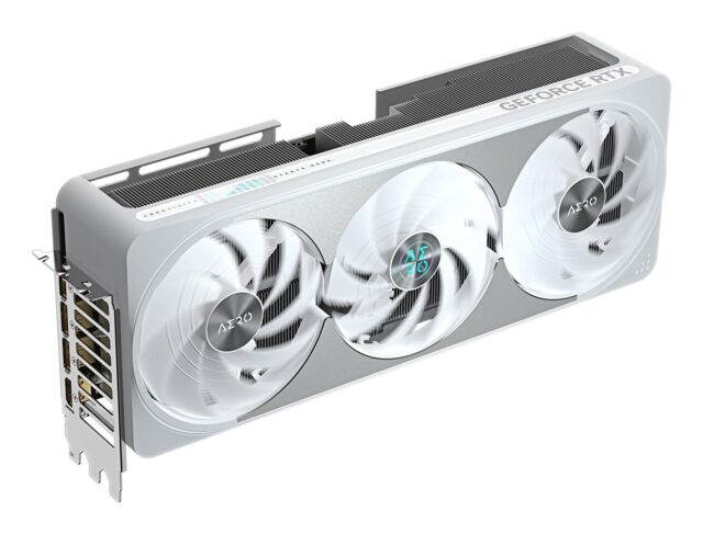 GIGABYTE GeForce RTX 5070 Ti AERO OC 16G Graphics Card - 16GB GDDR7  256bit  PCI-E 5.0  2588 MHz Core Clock  3 x DP 2.1a  1 x HDMI 2.1b  NVIDIA DLSS 4  GV-N507TAERO OC-16GD - imagine 2