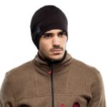 BUFF MERINO LIGHTWEIGHT BEANIE SOLID BLACK onesize cap Standard - imagine 2