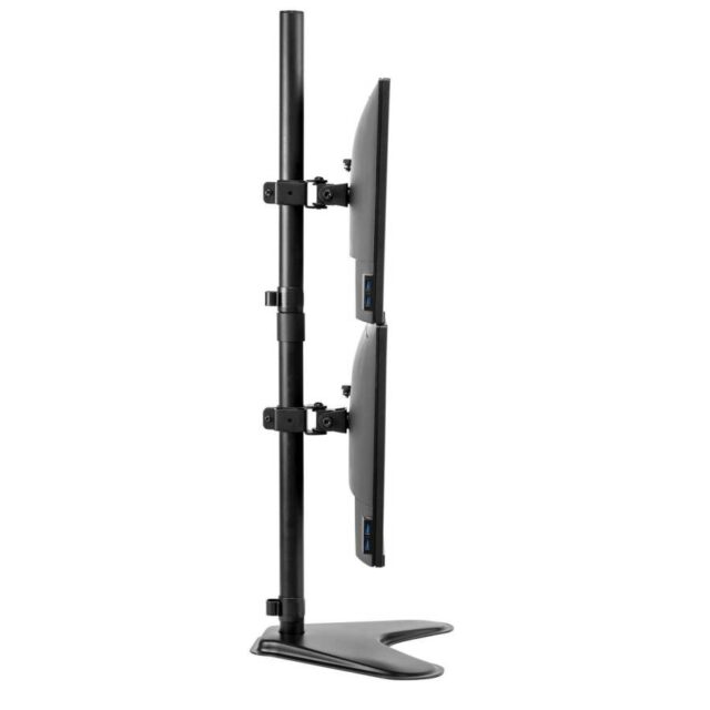 Fellowes Ergonomics freestanding arm for 2 monitors - Seasa vertical - former Professional Series™ - imagine 5