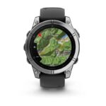 Garmin Fenix E 3.3 cm (1.3 ) AMOLED 47 mm Digital 416 × 416 pixels Touchscreen Stainless steel Wi-Fi GPS (satellite) - imagine 3