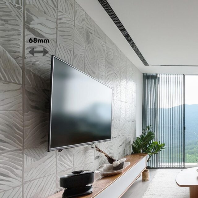 Maclean TV MC-421 Wall Mount Bracket 32 -90  VESA 600x400 80kg Tilting Universal Adjustable Spirit Level Accessories Flat Slim - imagine 15