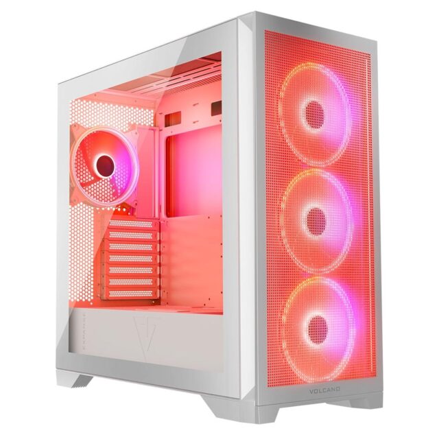 MODECOM Case VOLCANO EXPANSE S APEX ARGB MIDI White - imagine 6