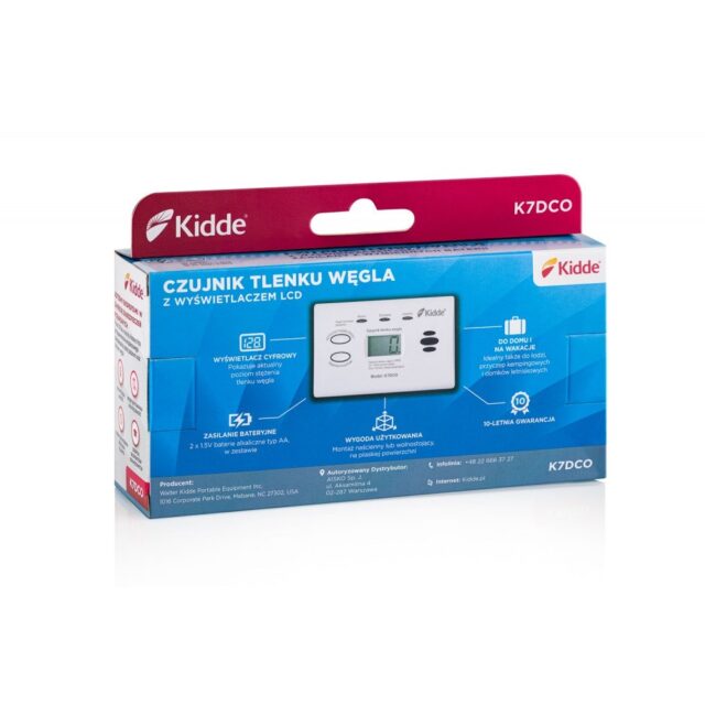 Carbon monoxide detector Kidde K7DCO with display White - imagine 3
