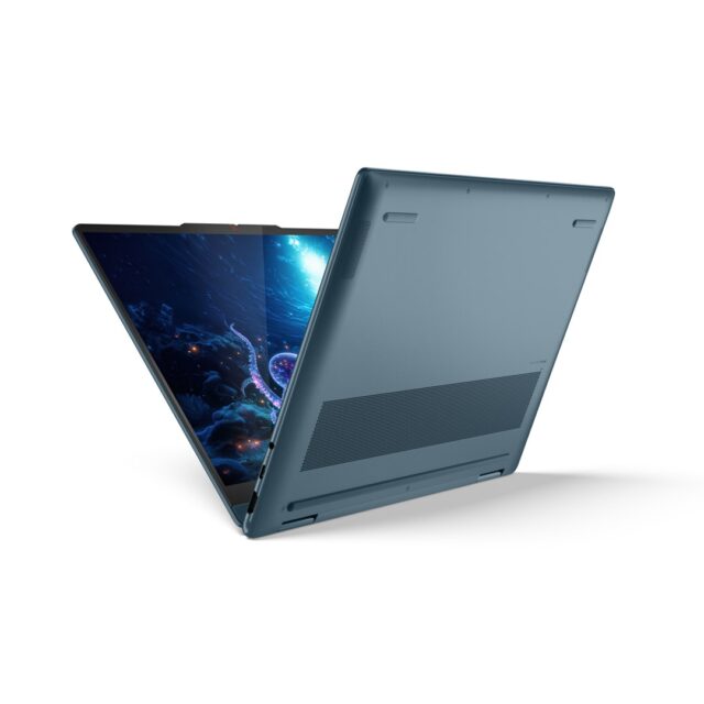Lenovo Yoga 7 2-in-1 14AKP10 Ryzen AI 5 340 14.0 WUXGA Touch OLED 400nits Glossy 60Hz 16GB LPDDR5-6400 SSD512 Radeon 840M Graphics Cam 5.0MP 70Wh Win11 Tidal Teal - imagine 4
