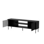 Cama EF CORTINA TV cabinet 180x40x60 black - imagine 2