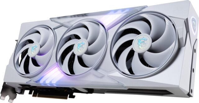 MSI GAMING GEFORCE RTX 5080 16G TRIO OC WHITE graphics card NVIDIA 16 GB GDDR7 - imagine 10