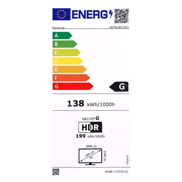 Samsung UE75U8072FU 190.5 cm (75 ) 4K Ultra HD Smart TV Wi-Fi Black - imagine 18