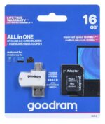 Goodram M1A4-0160R12 memory card 16 GB MicroSDHC Class 10 UHS-I - imagine 2