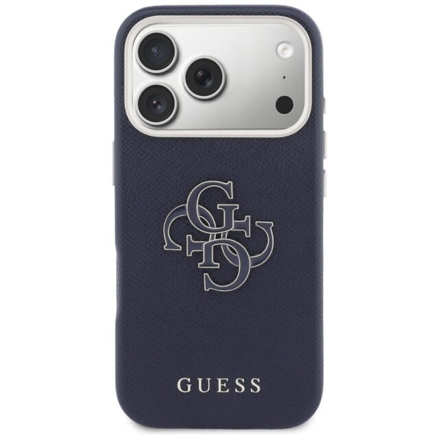 Case Guess FW Resin Logo for iPhone 17    Pro Max blue - imagine 3