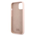 Karl Lagerfeld KLHCP13SSLKHLP iPhone 13mini 5,4" light pink hardcase Silicone Karl`s Head - imagine 7