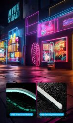 Taśma LED Vention Silicone Neon z pilotem IR zasilanie USB 5V 2m - imagine 4