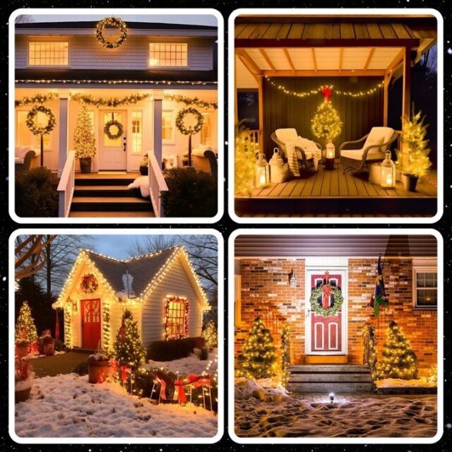 EXTRALINK LAMPKI CHOINKOWE ŚWIĄTECZNE 100 LED ŚWIATEŁKA CIEPŁE BIAŁE NA BATERIE 10,5M - imagine 6