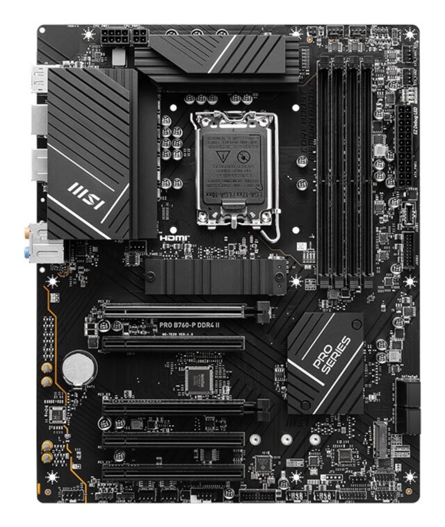 MSI PRO B760-P DDR4 II motherboard Intel B760 LGA 1700 ATX - imagine 4
