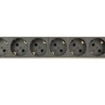 Gembird EG-PDU-014-C14 power distribution unit (PDU) 8 AC outlet(s) 1U Black