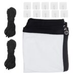 Maclean projection screen  120   240x180cm  25mm 4:3 border  tension hooks  MC-169 - imagine 3