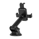 Vention Auto-Clamping Car Phone Mount With Suction Cup Black Square Type - imagine 6