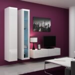 Cama TV stand VIGO 140 30/140/40 white/white gloss