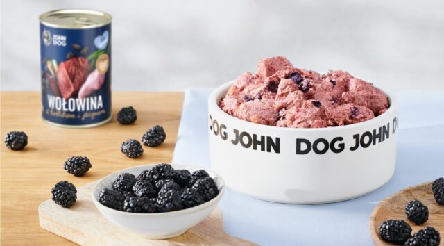 John Dog BERRY wołowina i królik z jeżynami400g - imagine 2