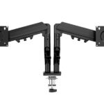 Tracer Double Armflex Monitor Mount  Black