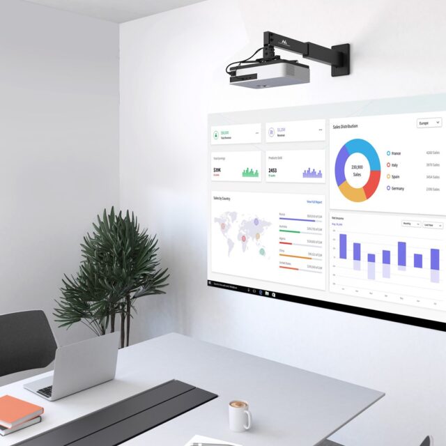 Maclean short throw projector wall mount  max 15kg  MC-945 - imagine 9