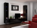 Cama TV Stand VIGO '180' 30/180/40 black/black gloss - imagine 18