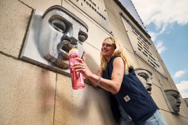 Water bottle Kambukka Lagoon 1000ml Sunny Melon (11-04055) - imagine 5