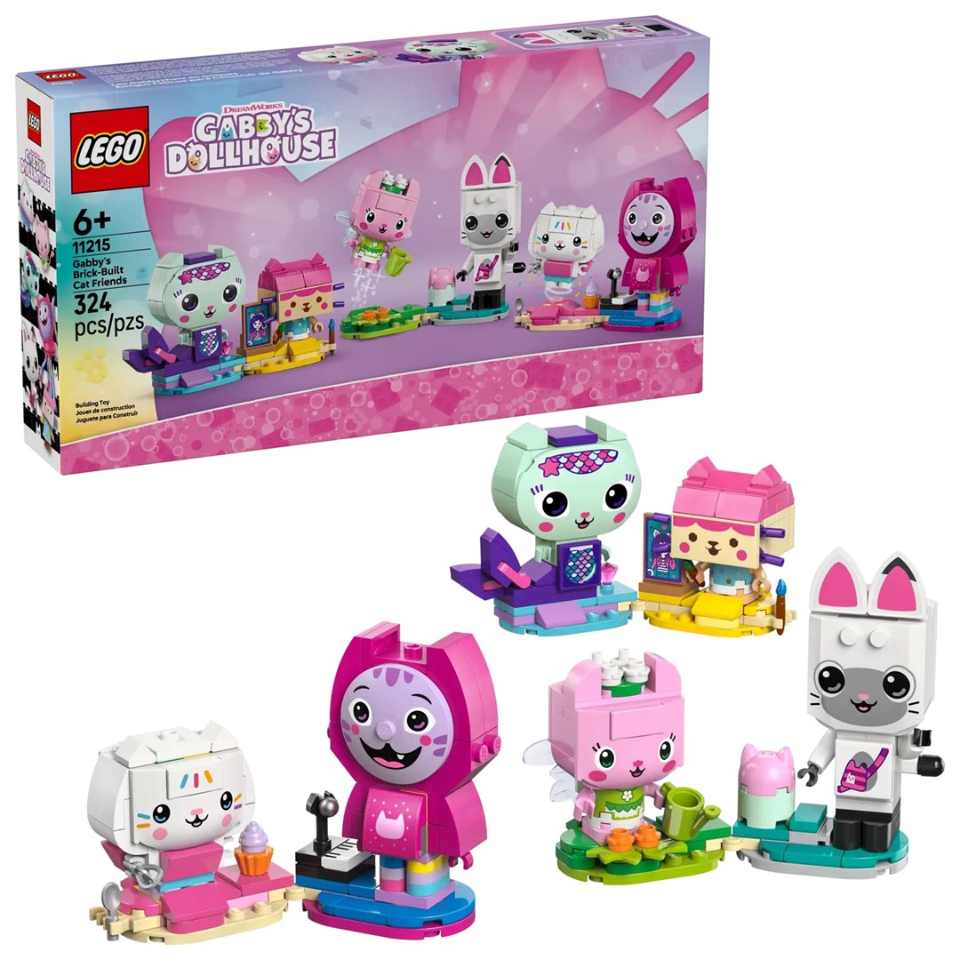 cps-8d5f346d40115ba9542faea056b5d821-2026-01-18-20-34-13 LEGO GABBY’S DOLLHOUSE 11215 Gabby's Brick-Built Cat Friends - imagine 1