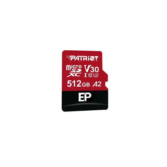 Patriot Memory EP A2 memory card 512 GB MicroSDXC V30 U3 Class 10 (PEF512GEP32MCX) - imagine 4