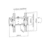 Gembird WM-42T-02 TV mount/stand 106.7 cm (42 ) Black - imagine 9