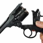 WEBLEY MKVI .455 Police cal.5.5 mm Diabolo cartridge revolver 6-shot. 4’ barrel CO2 Battlefield Ekp to17J