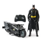 DC Comics   Batman Stealth Remote Control Batcycle with 12  Batman Action Figure  Super Hero Kids Toys for Boys and Girls Ages 4 & Up - imagine 7