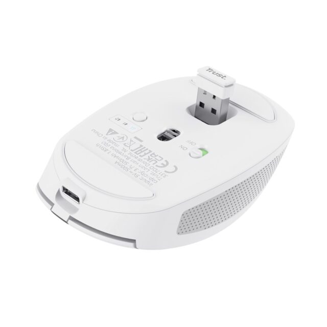 Trust Ozaa mouse Office Right-hand RF Wireless + Bluetooth Optical 3200 DPI - imagine 5