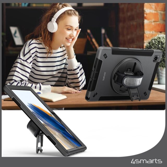Pancerne etui z uchwytem  4smarts Rugged Case Grip do Samsung Galaxy Tab A9+ - imagine 7