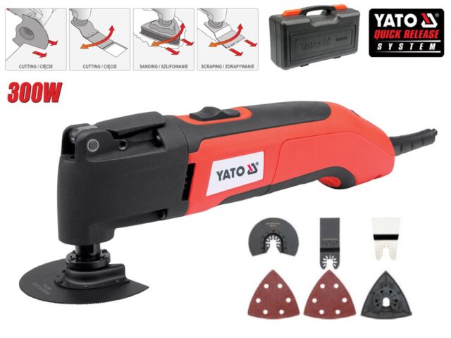 Yato YT-82220 oscillating multi-tool Black  Red 300 W 22000 OPM - imagine 2