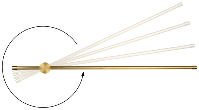 Activejet LED wall lamp AJE-HILTON Patina WW - imagine 3