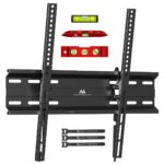 Maclean MC-748A TV or Monitor Mount  TV Wall Holder  Handle  max VESA 400x400  32-70   45kg  Black