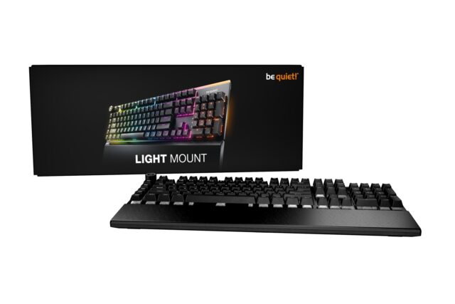be quiet! Light Mount Silent Linear US ANSI keyboard Gaming USB QWERTY US English Black - imagine 7