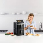 Taurus Air Duo Slim oil-free fryer with two baskets - imagine 8